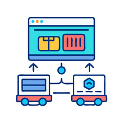 Poster - Warehouse automation system for logistics and delivery management
