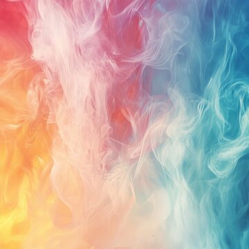 Rising shimmer haze element on a dreamy stroke backdrop
