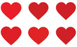 © pixelartis - Solid Red Heart Shape Minimalistic Design