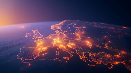 Poster - Dynamic Animated Flow of Global Trading and Expansion Transactions