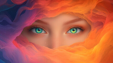 Poster - Altered Perception Through Absorption of Vibrant Visual Metaphors