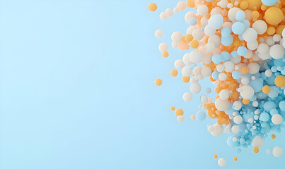 Poster - Vibrant Colored Spheres in a Conceptual Sterile Design Zone