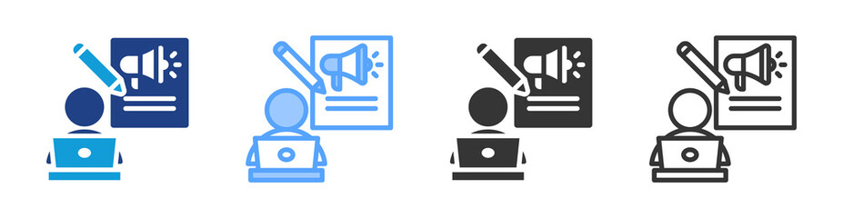 Aufkleber - Freelance icon set multiple style collection