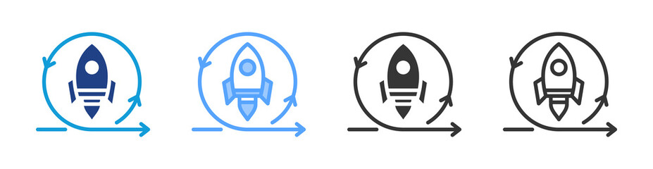 Aufkleber - Agile icon set multiple style collection