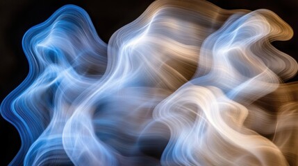 Poster - abstract shapes and colors create a beautiful display of light and motion