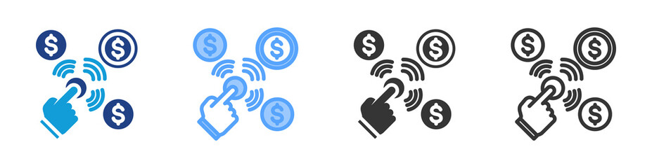 Poster - Cpc icon set multiple style collection