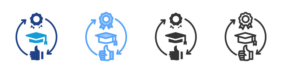 Poster - Cum Laude icon set multiple style collection