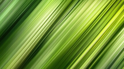Poster - abstract illustration of green and light green parallel diagonal stripes