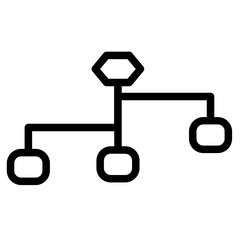 Poster - Global Network Trading Line Icon