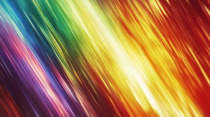 Poster - Diagonal colored streaks forming a vibrant and colorful background composition
