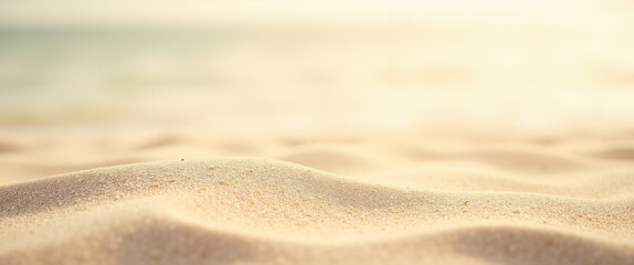 Wall Mural - isolated soft sand background for summer relaxation - perfect for vacation themes with empty space f