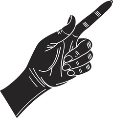 Aufkleber - Finger vector icon  art