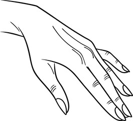 Aufkleber - Finger vector icon  art