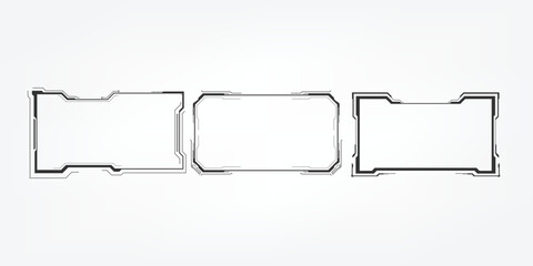 Poster - abstract hi tech futuristic template design layout background
