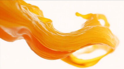 Poster - Orange juice splash motion graphic design liquid fluid dynamic flow abstract background wallpaper hd image