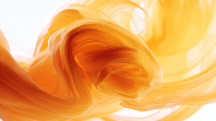 Poster - Abstract orange flowing fabric motion background for graphic design and digital art projects resource image
