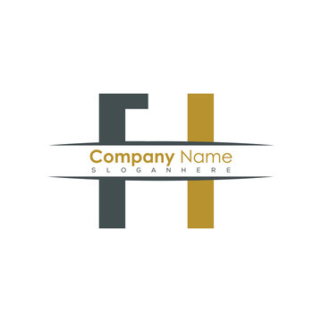 initial monogram letter logo with creative design.