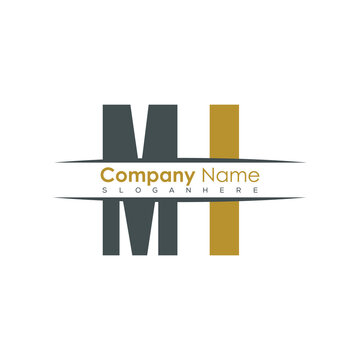 initial monogram letter logo with creative design.