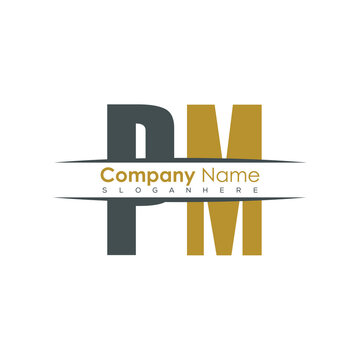 initial monogram letter logo with creative design.