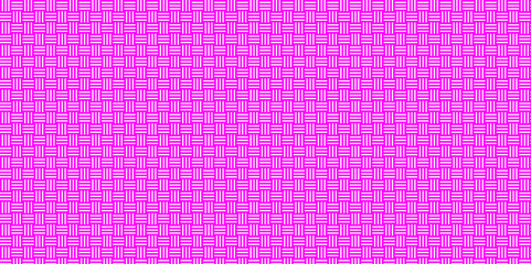 Poster - overlapping pattern minimal diamond geometric waves square wave line. pink seamless tile stripe geom