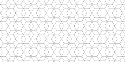 Fototapete - 	
Vector seamless pattern with hexagon square cube geometric pattern shapes grid metal element texture design. abstract tiles gradient science web tech connection triangle diamond honeycomb.