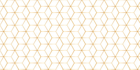 Fototapete - vector seamless pattern with hexagon square cube geometric pattern shapes grid metal element texture