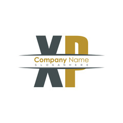 Poster - initial monogram letter logo with creative design.