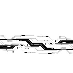 Abstract Circuit Board Design, Modern Technology Background