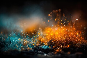 Wall Mural - abstract fire and smoke background