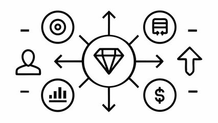 Poster - SWOT analysis editable icons set designed with vector illustration style perfect for business strategy planning marketing analysis and decision making visuals