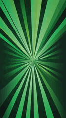 Poster - Elegant Green Ray Burst Background in Minimalist SVG Vector Style for Graphic Designs