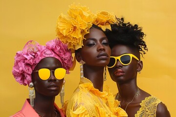 Poster - Elevating Diversity and Individuality: A Fashion Editorial Showcasing Styles and Leadership