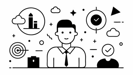 Poster - Workshop themed vector illustration with editable line icons perfect for advertising training sessions creative seminars hands on classes and educational events