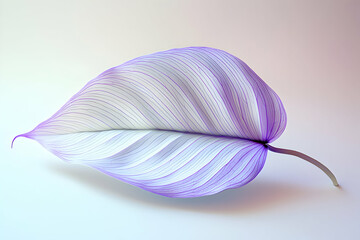 Poster - Intricate Calathea Leaf Pattern