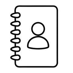 Poster - user icon vector illustration isolated