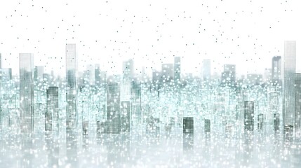 Poster - Dynamic testing of metallic panels in a high-tech laboratory urban environment futuristic view
