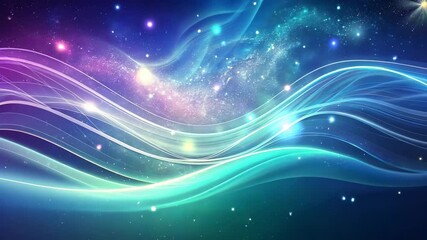 Wall Mural - cosmic dreamscape a symphony of light and motion in the vastness of space