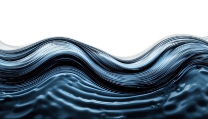 Poster - Flowing water waves ocean shoreline nature photography tranquil environment close-up view serenity and motion