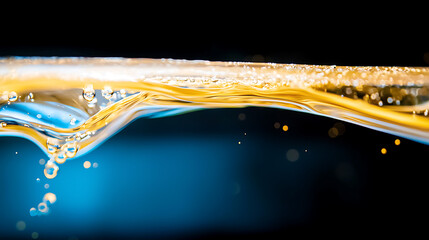 Poster - Captivating liquid motion underwater abstract photography aquatic close-up fluid dynamics for visual impact