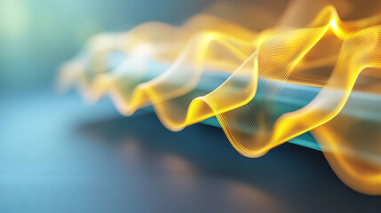 Poster - Creating dynamic visuals with fluid waves digital studio graphic design abstract modern aesthetic