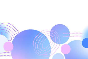 Poster - Abstract geometric background gradient soft light blue purple with line for Graphic business background hitech technology digital design illustration web template backdrop desktop wallpaper bubbles