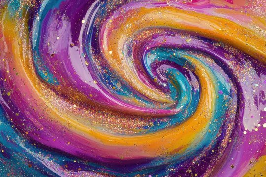 shimmer trail twist, chromatic motion, background