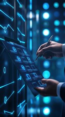 Poster - Data Visualization and Analysis on a Digital Tablet in a Modern Tech Environment