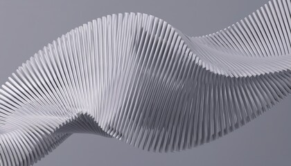 Aufkleber - monochrome wave sculpture for digital art and branding
