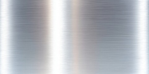 Poster - A smooth, reflective surface of brushed metal with subtle lines, showcasing a sleek and modern aesthetic.