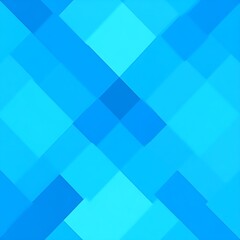 Poster - abstract geometric pattern of overlapping squares in shades of blue