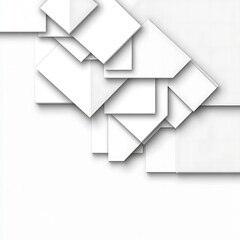Poster - Abstract geometric shapes composition