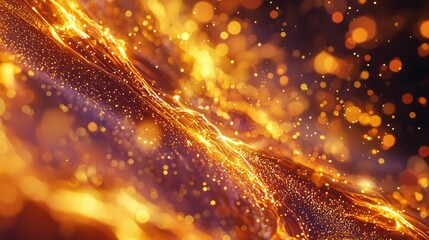 Poster - Elegant gold background exuding a sense of luxury and warmth creating a captivating visual experience of radiance and timeless beauty