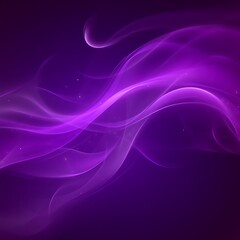 Poster - Abstract Purple Flowing Design