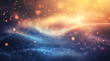 Poster - Dreamy blurry background featuring soft light diffusion creating a magical atmosphere that invites the imagination to wander